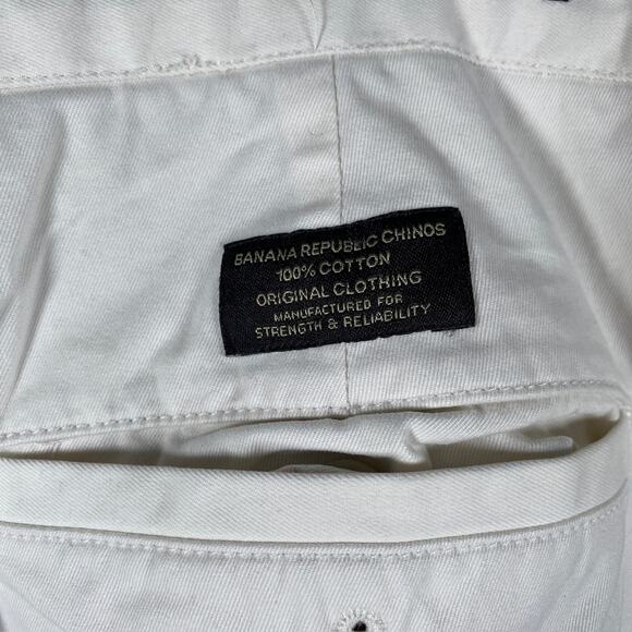 Banana Republic Mens Pants Tan Gavin Chino Straight 100% Cotton 34x34 - Picture 12 of 14